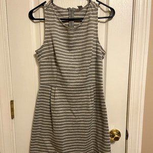 Old Navy- Grey&White Striped Dress